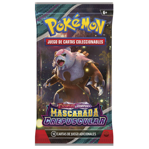 Sobre cartas Mascarada Crepuscular Escarlata y Purpura Pokemon Español