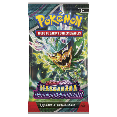 Sobre cartas Mascarada Crepuscular Escarlata y Purpura Pokemon Español
