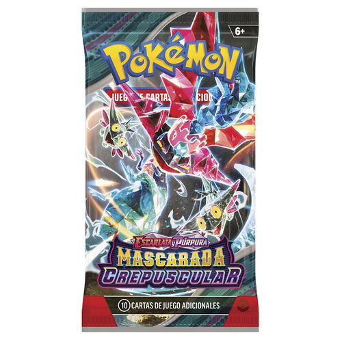 Sobre cartas Mascarada Crepuscular Escarlata y Purpura Pokemon Español