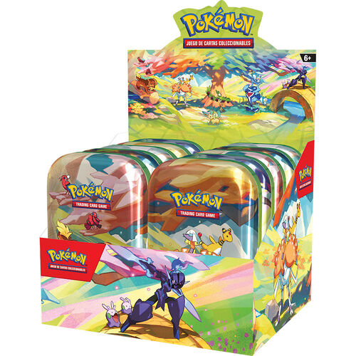 Mini lata juego cartas coleccionables Pokemon surtido español