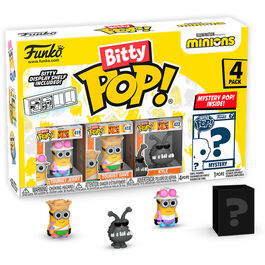 Blister 4 figuras Bitty POP Minions Series 4 Blister 4 figuras Bitty POP Minions Series 4