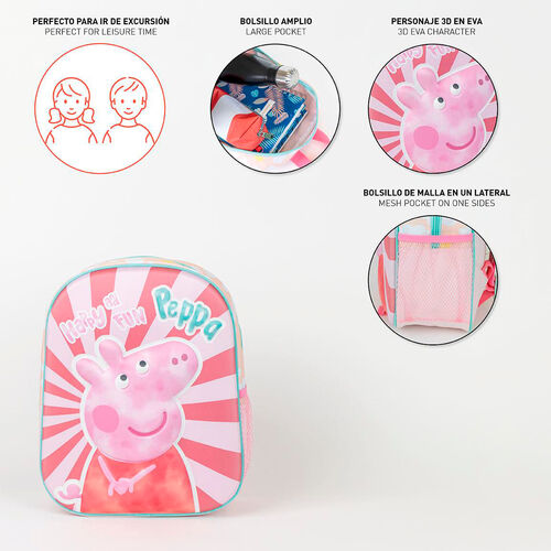 Peppa Pig 3D backpack 31cm