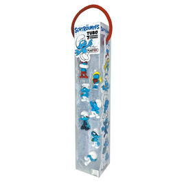 Blister 7 figuras Los Pitufos 5cm