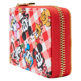 Loungefly Disney Mickey & Friends Picnic Blanket accordion wallet