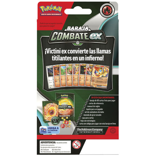 Baraja juego cartas coleccionables Combate Ex Pokemon español surtido