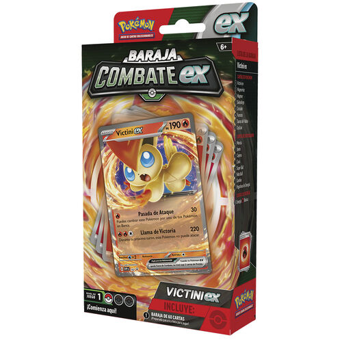 Baraja juego cartas coleccionables Combate Ex Pokemon español surtido