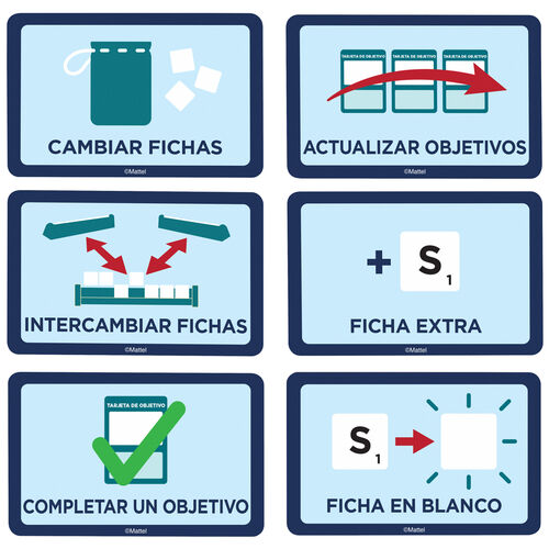 Spanish Scrabble board game