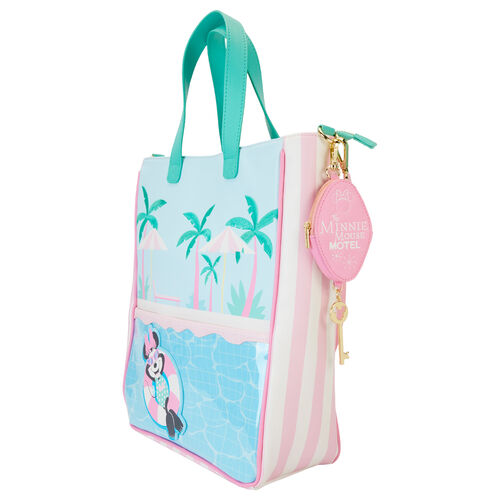 Loungefly Disney Minnie Vacation Style tote bag + coin purse
