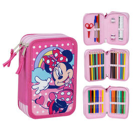 Disney Minnie triple pencil case