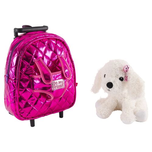Trolley + plush Didi dog 32cm