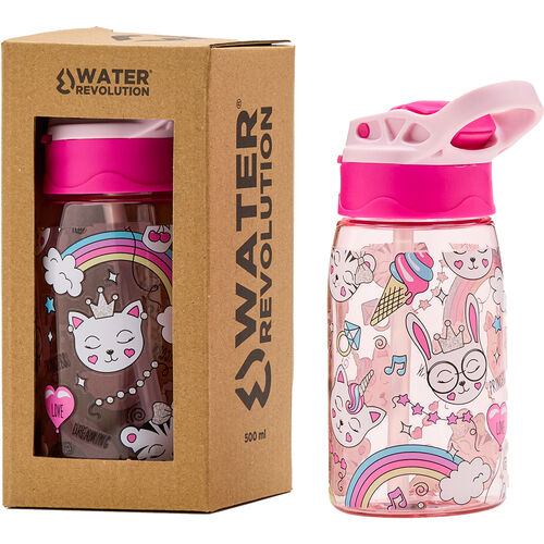Water Revolution tritan Cats bottle 500ml