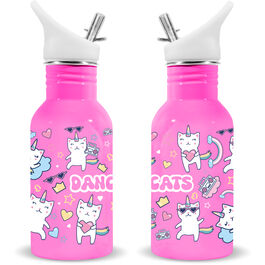 Cantimplora acero inoxidable Gatos Bailarines Water Revolution 500ml