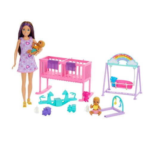 Barbie Skipper twin babysitter doll