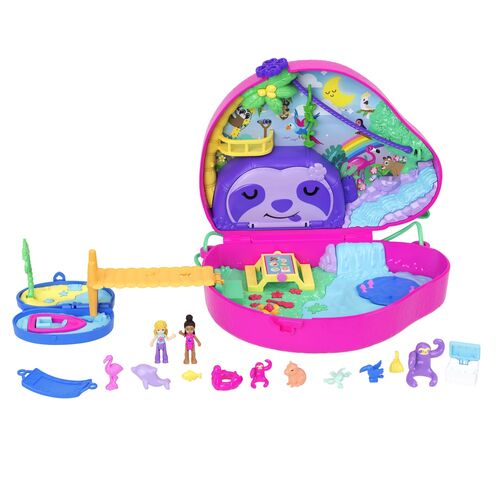 Polly Pocket Family of Sloths 2 in 1 chest