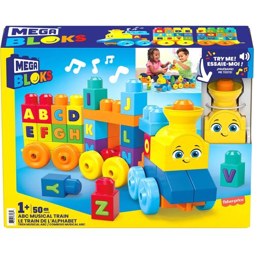Mega Bloks ABC Musical Train 50pcs