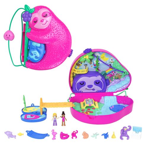 Polly Pocket Family of Sloths 2 in 1 chest