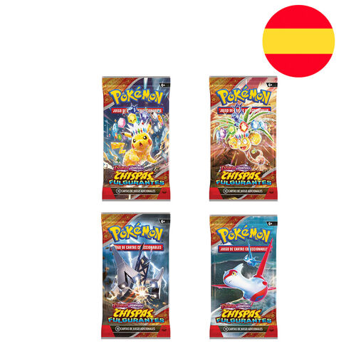 Spanish Pokemon Fulgurating Sparks Collectible card game envelope