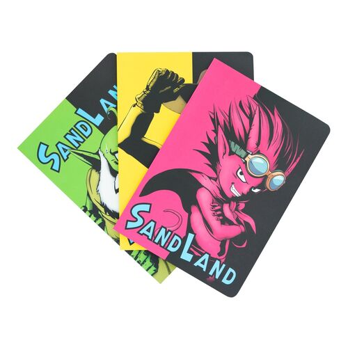 Sand Land pack 3 A5 notebooks