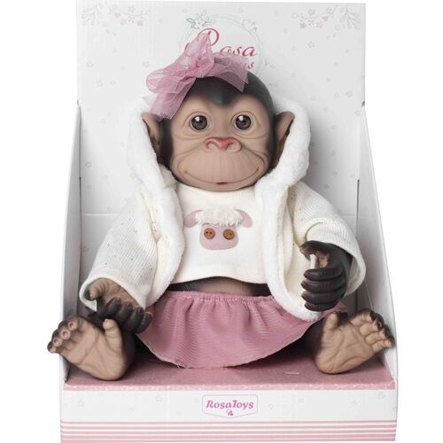 Baby doll reborn monkey  hood and skirt