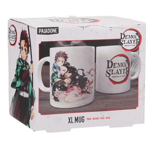 Taza Tanjiro y Nenzuko Demon Slayer Kimetsu no Yaiba