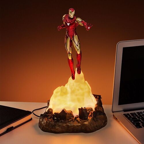 Lampara Diorama Iron Man Marvel 18cm
