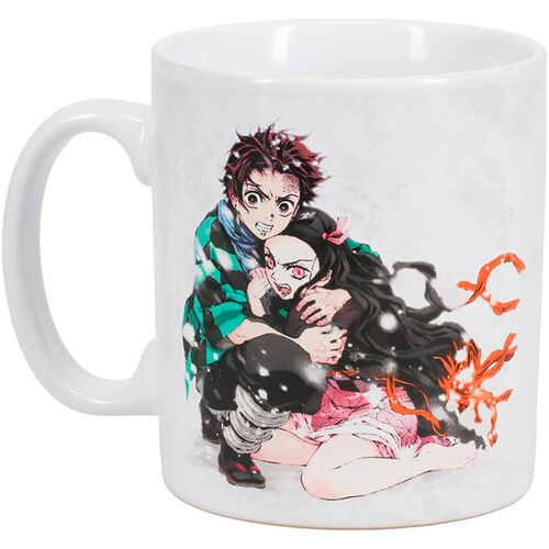 Taza Tanjiro y Nenzuko Demon Slayer Kimetsu no Yaiba