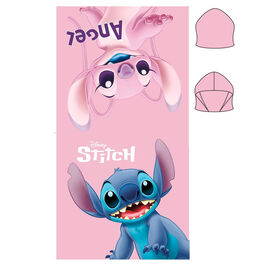 Poncho toalla Stitch Disney microfibra