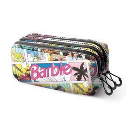 Barbie Comic triple pencil case