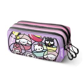 Hello Kitty Gashapon triple pencil case