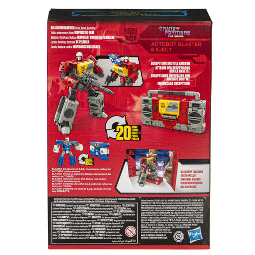 Transformers Studio Series Autobot Blaster & Eject Voyager Class figure 16,5cm