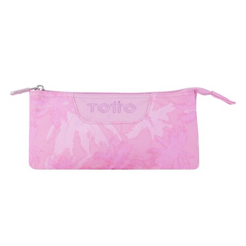 Portatodo Palmeras Rosas triple
