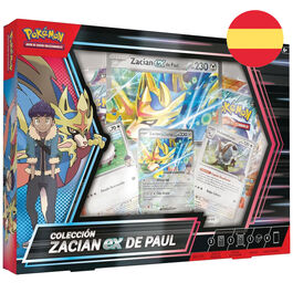 Spanish Pokemon Zacian Ex de Paul Blister set of collectible cards