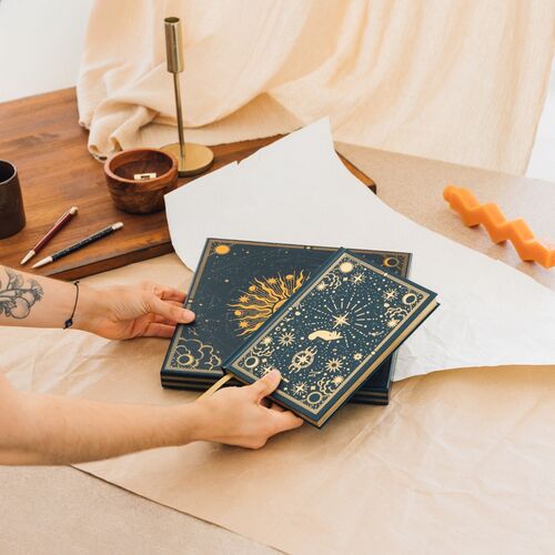 Set Cuaderno A5 + Boligrafo Astral