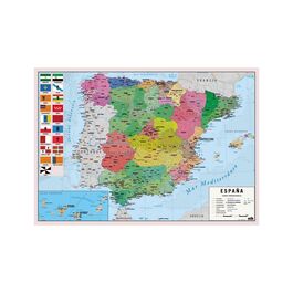 Vade tapete escritorio Mapa España español