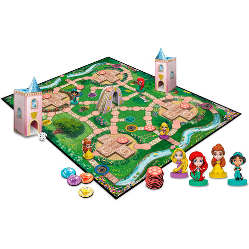 Juego mesa Race Chase Princesas Disney español