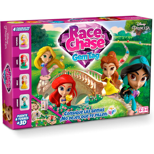 Juego mesa Race Chase Princesas Disney español