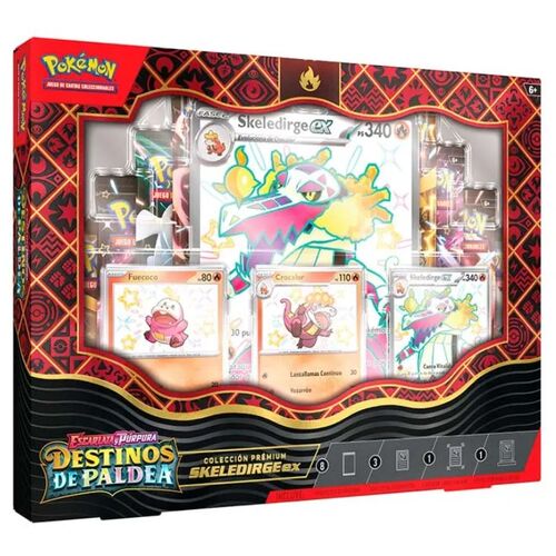 Blister juego cartas coleccionables Destinos de Paldea Escarlata y Purpura Pokemon español surtido
