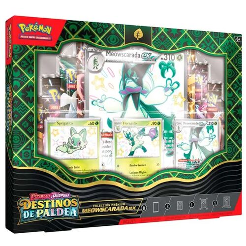 Blister juego cartas coleccionables Destinos de Paldea Escarlata y Purpura Pokemon español surtido