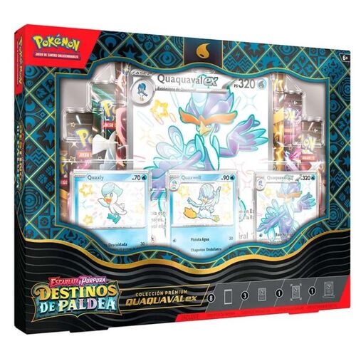 Blister juego cartas coleccionables Destinos de Paldea Escarlata y Purpura Pokemon español surtido