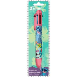 Boligrafo 6 colores Stitch Disney