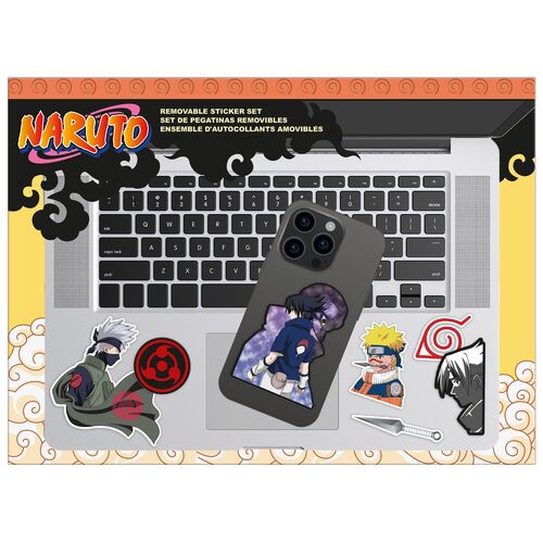Set pegatinas removibles Naruto Shippuden