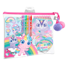 Sweet Dreams stationery set in bag
