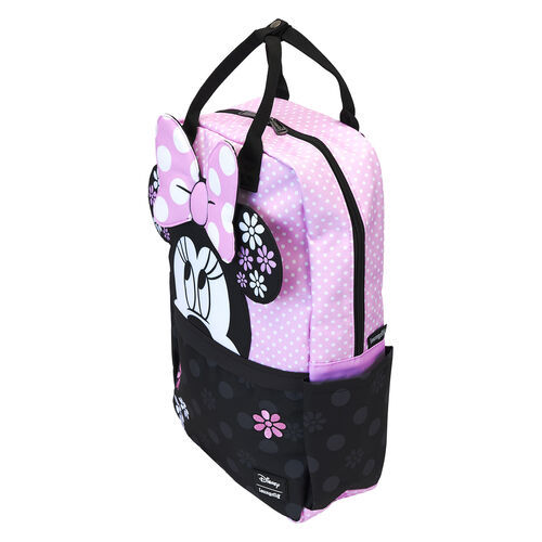Loungefly Disney Minnie Floral Rock the Dots nylon backpack
