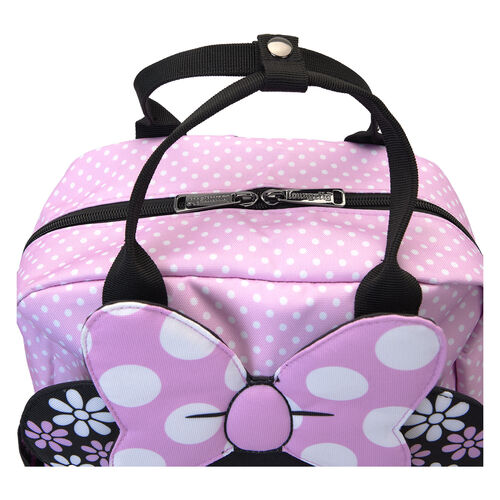 Loungefly Disney Minnie Floral Rock the Dots nylon backpack