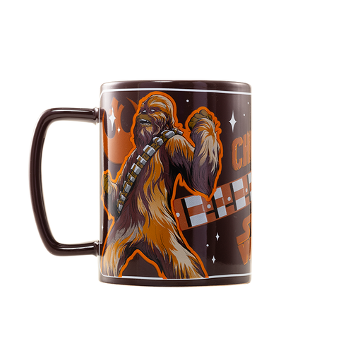 Taza funda peluche Chewbacca Star Wars 440 ml