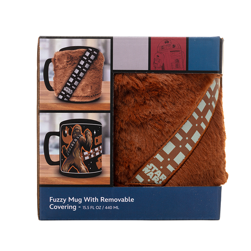 Taza funda peluche Chewbacca Star Wars 440 ml