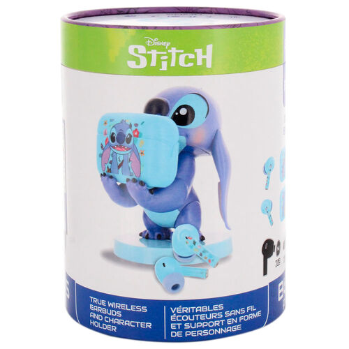 Disney Stitch Wireless Headphones & mini cable guy