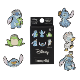 Blind Box Mystery Enamel Pin Stitch Disney Loungefly surtido