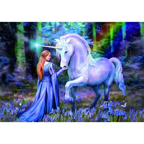 Puzzle Bluebell Wood Anne Stokes 1500pzs