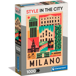 Puzzle Milan Style in the City 1000pzs